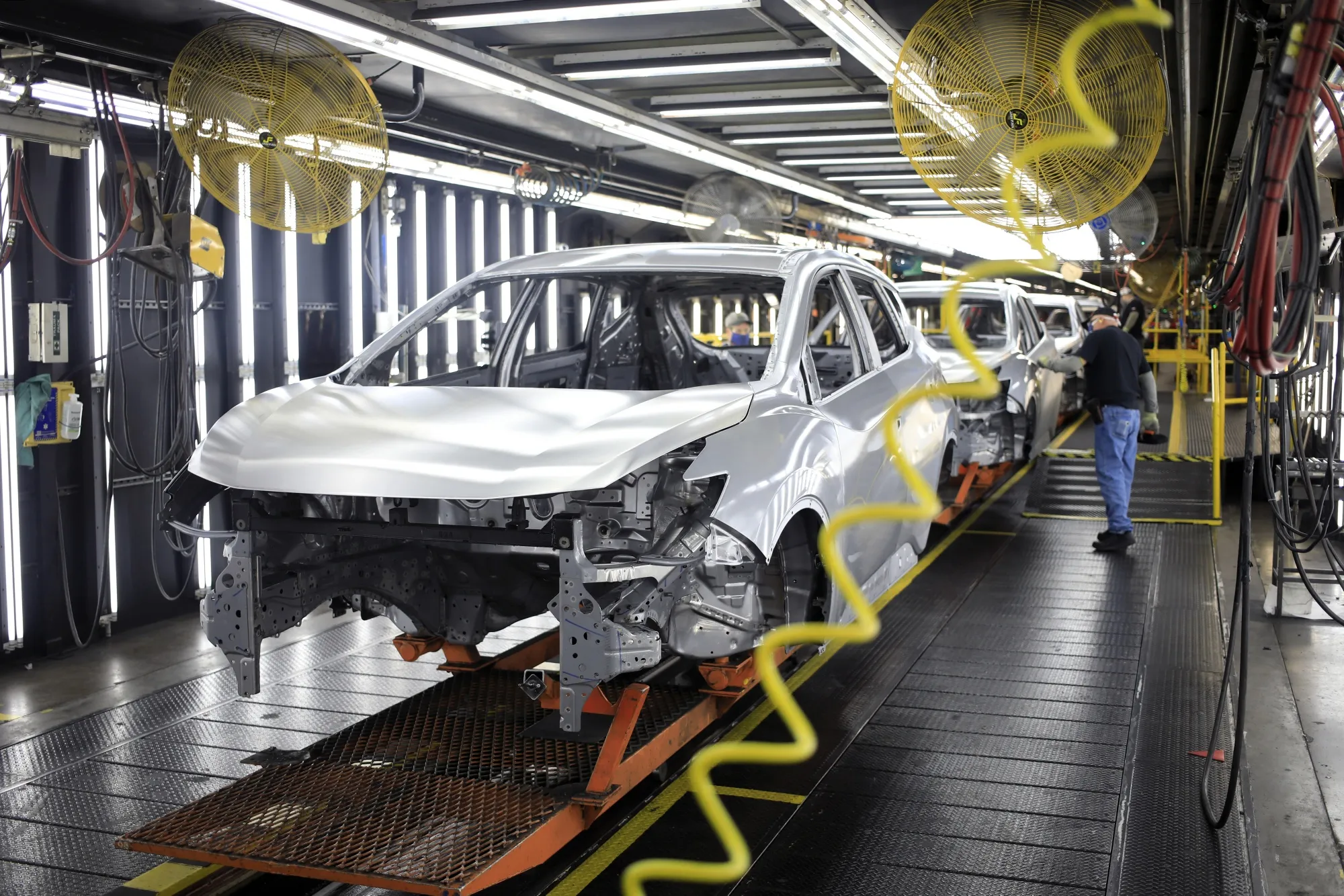 A Nissan manufacturing facility in Smyrna, Tennessee, U.S.