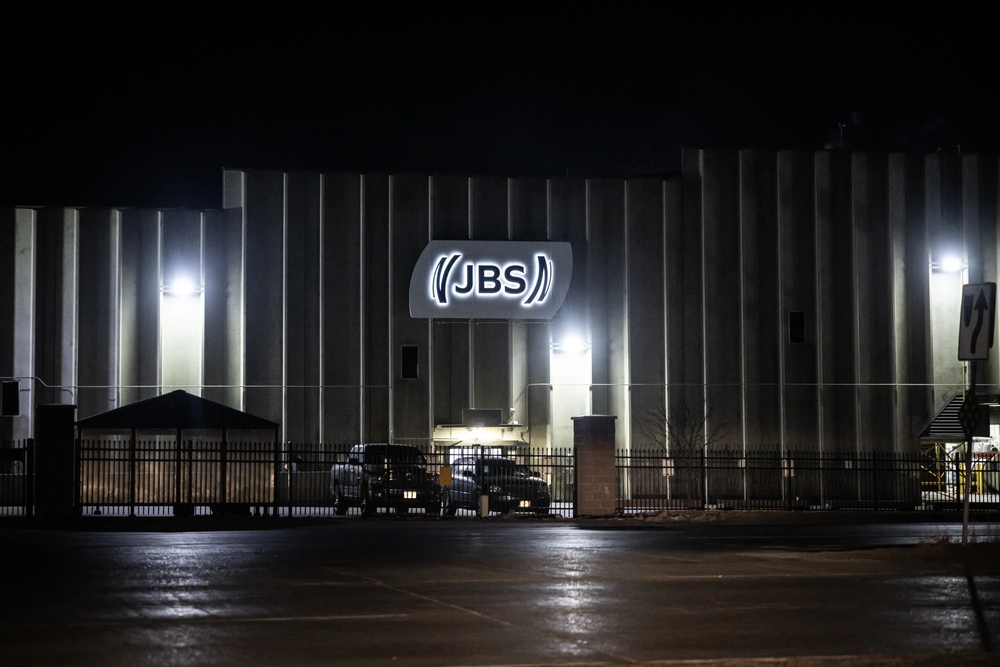 The JBS Greeley meatpacking facility in Greeley, Colorado.