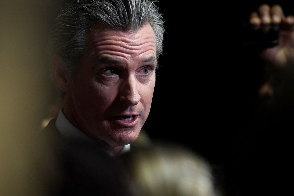 California Gov. Gavin Newsom says he is concerned about the potential "chilling effect" of AI safety bill SB 1047, which awaits his signature, on AI development (Brody Ford/Bloomberg)