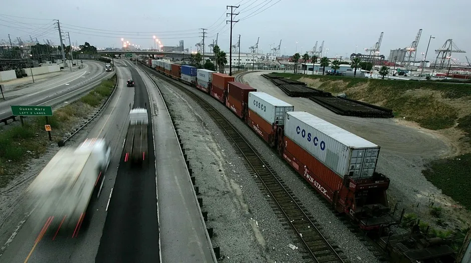 Truck-heavy I-710 in Los Angeles is predicted to see a big spike in traffic. But plans to add lanes are now on hold. 