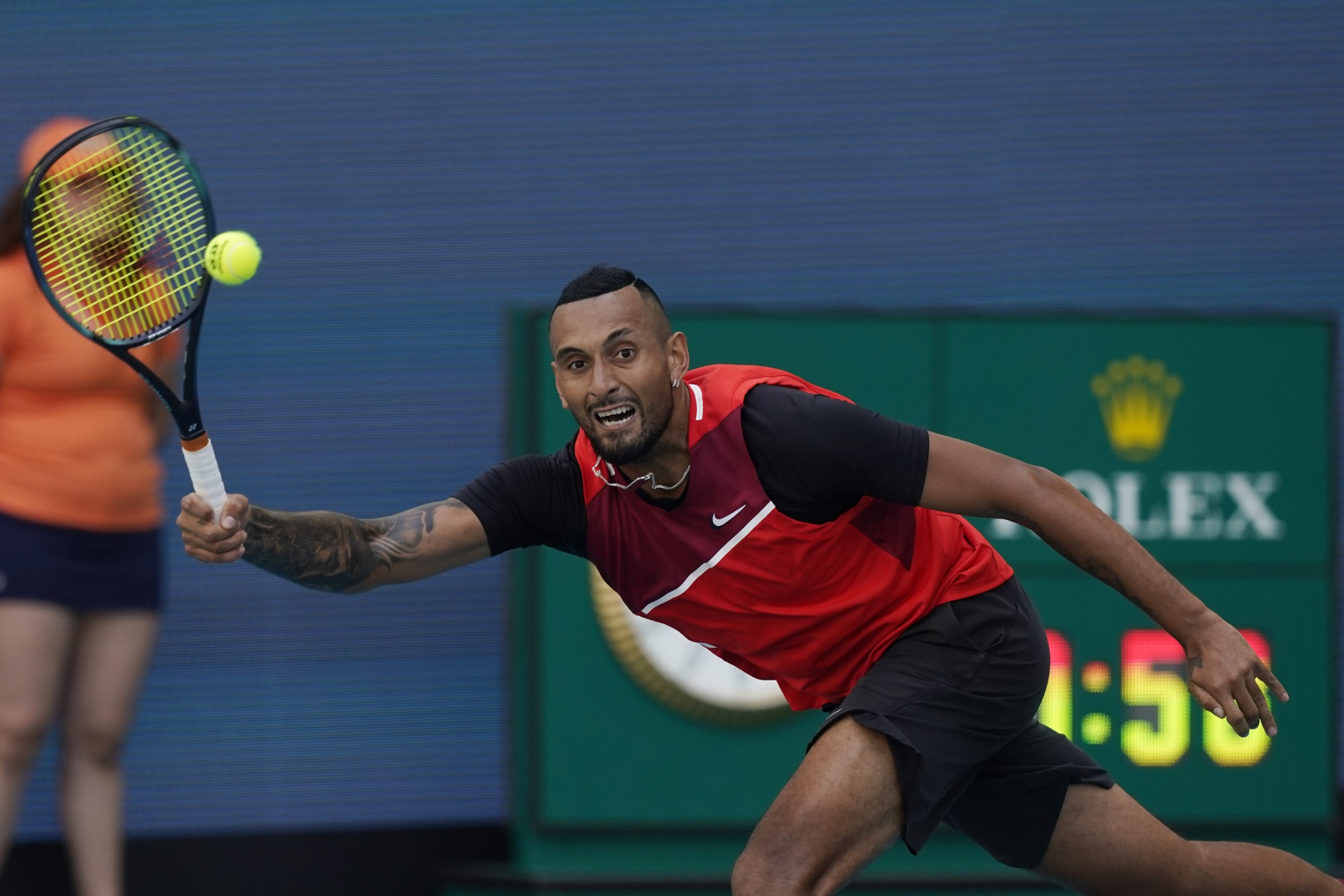 Nick Kyrgios Docked Point, Then Game, And Falls At Miami Open