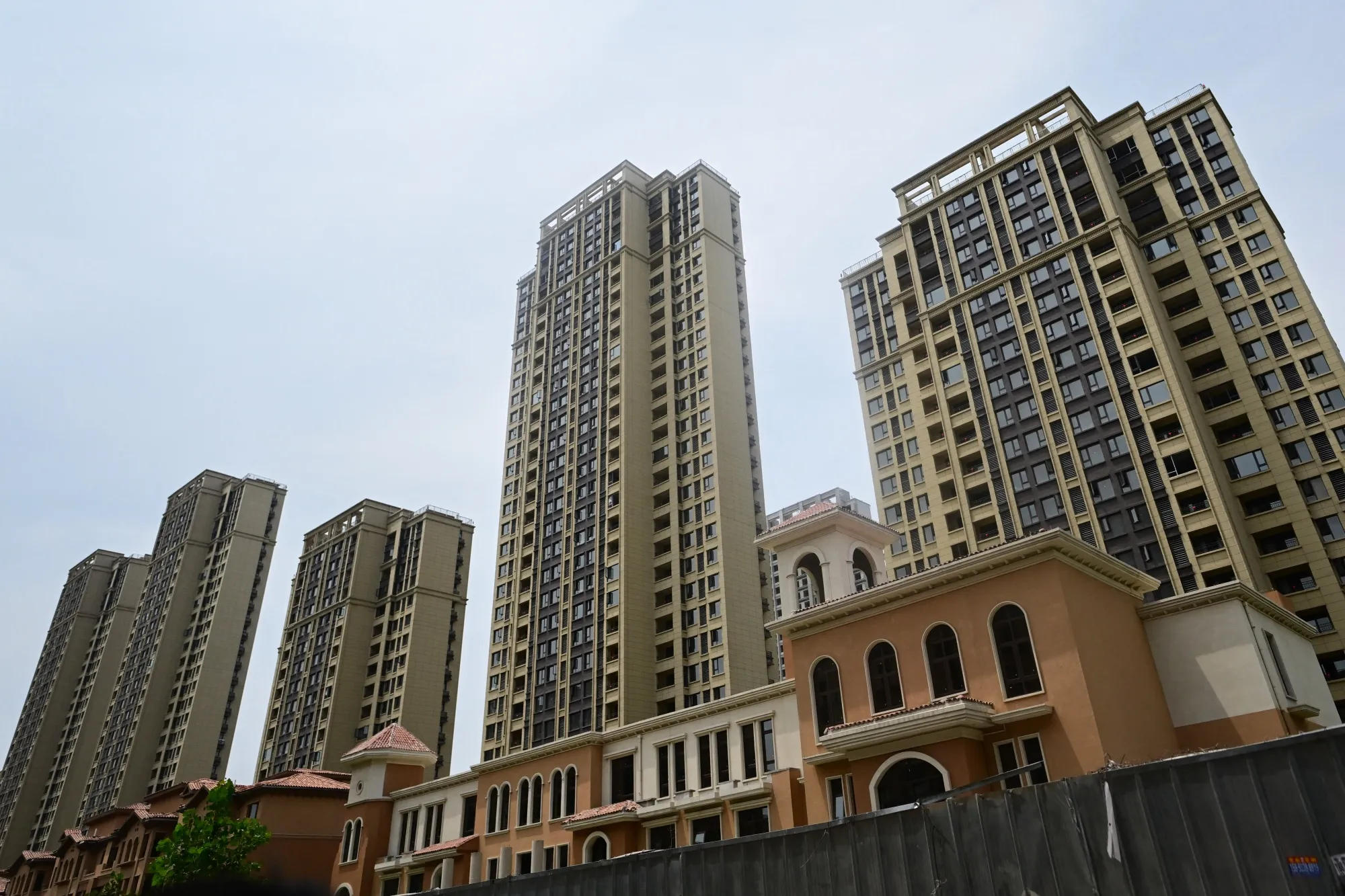 Apartment buildings in Xinzheng City, China.