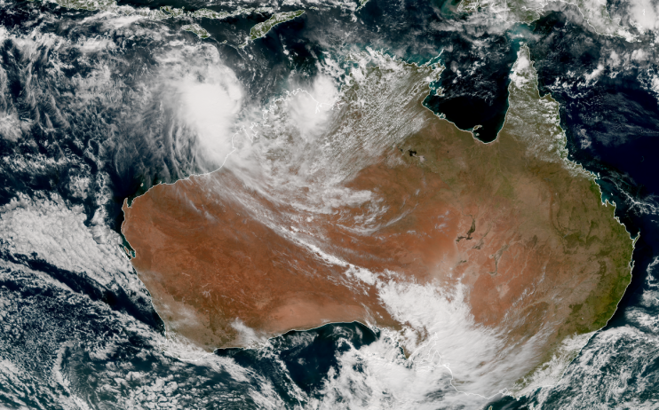 Windy.com - 🌀UPDATE: #CycloneIlsa has made landfall near Port Hedland, in  Western Australia. Cyclone is now slowly downgrading. #PortHedland #WX  #westernaustralia LIVE satellite imagery & Hurricane tracker 