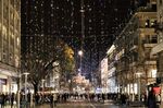Zurich’s Bahnhofstrasse “Lucy” light display will only be switched on for 5 hours a day.