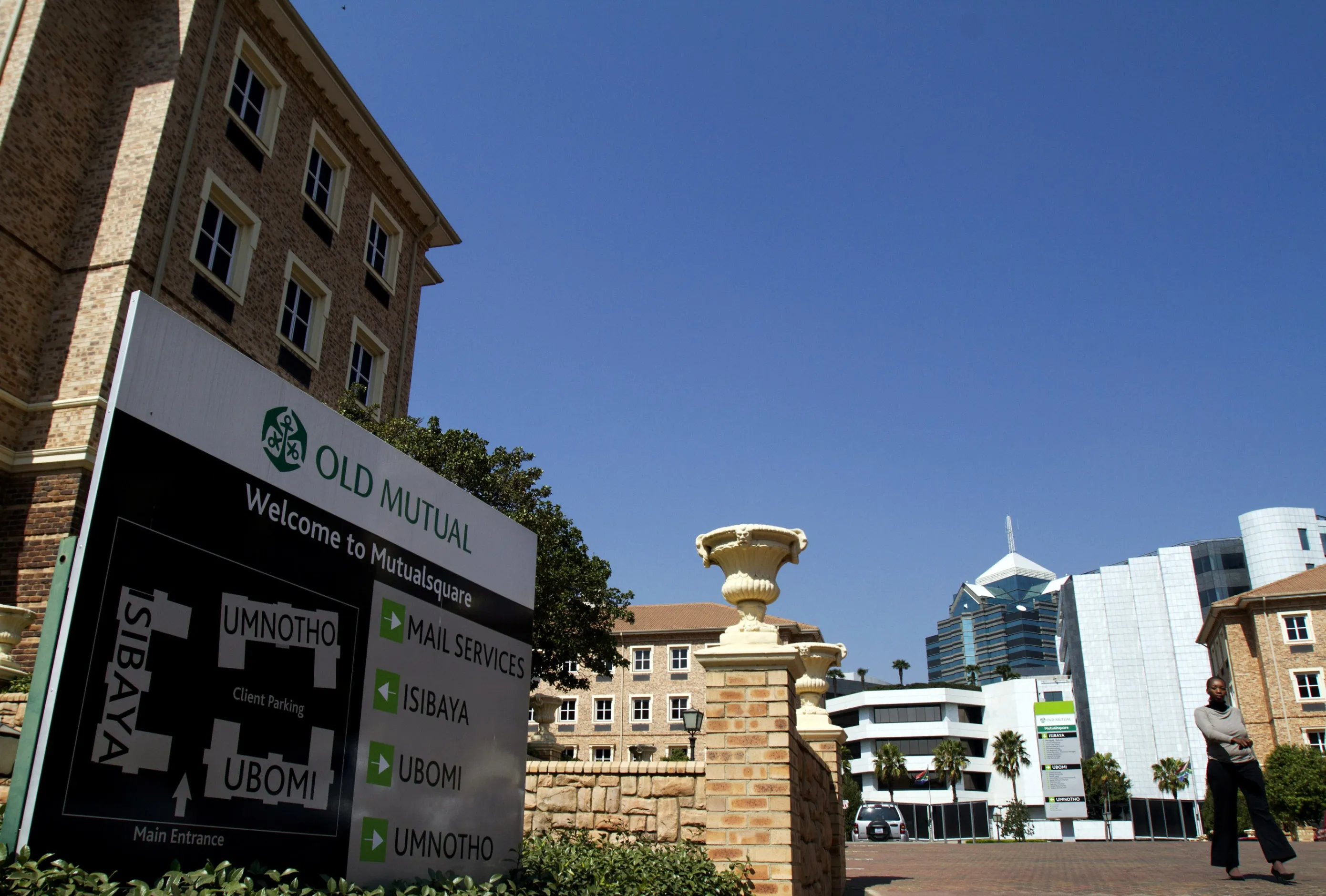 Old Mutual&nbsp;company headquarters in Johannesburg, South Africa.
