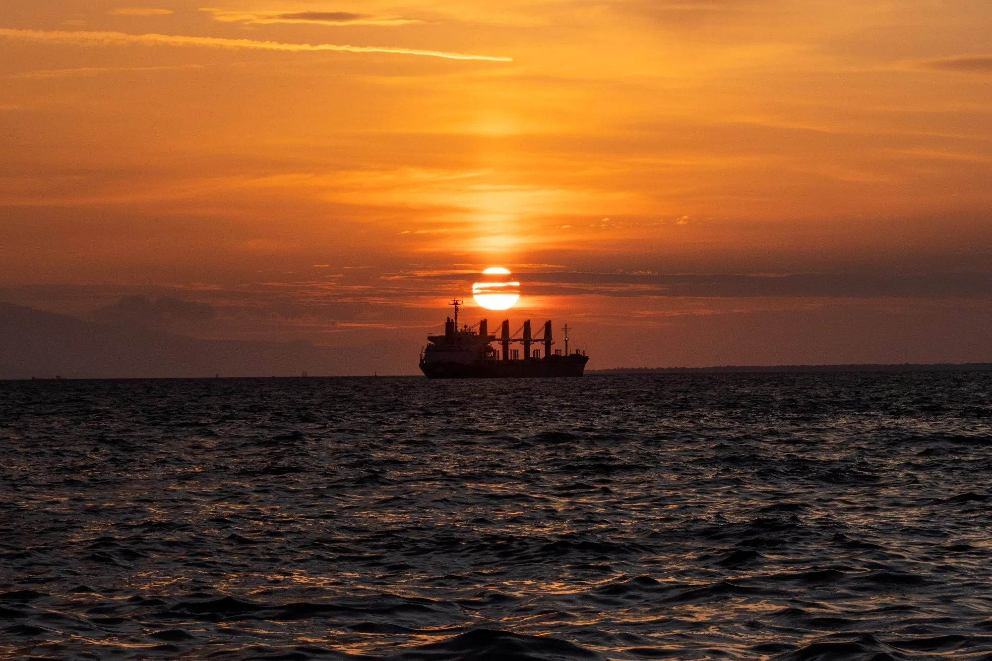 A vessel near Izmir, Turkey.