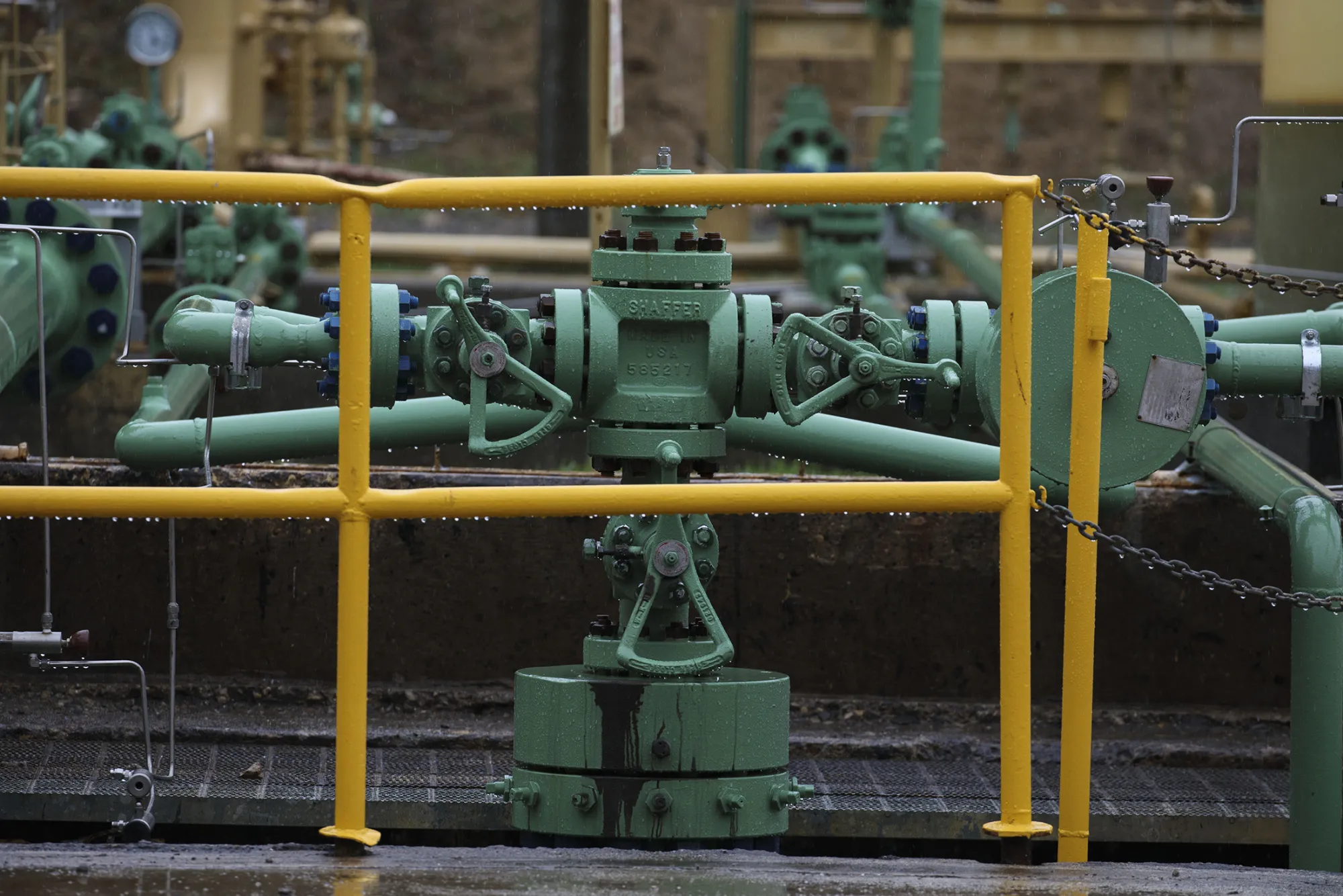 The Southern California Gas Co. Aliso Canyon underground natural gas storage facility in Los Angeles on Jan. 12, 2017.
