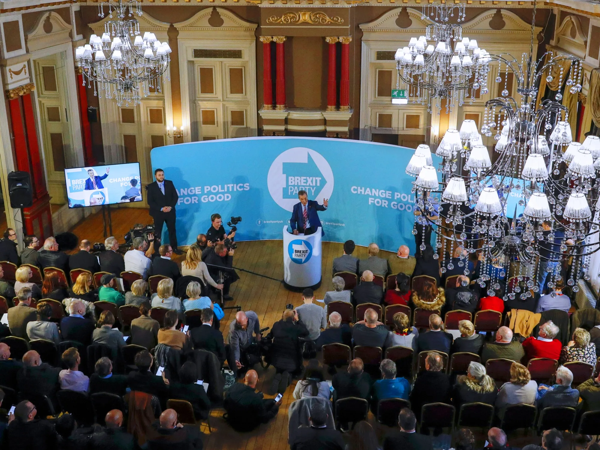 Brexit Party Leader Farage Launches General Election Campaign