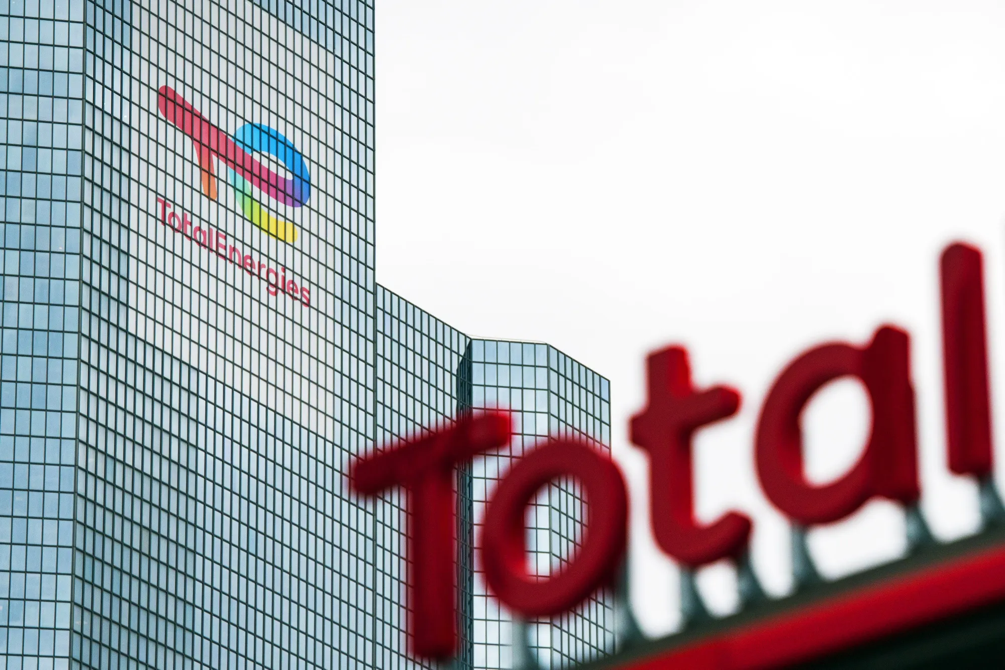 The TotalEnergies headquarters office in Paris.