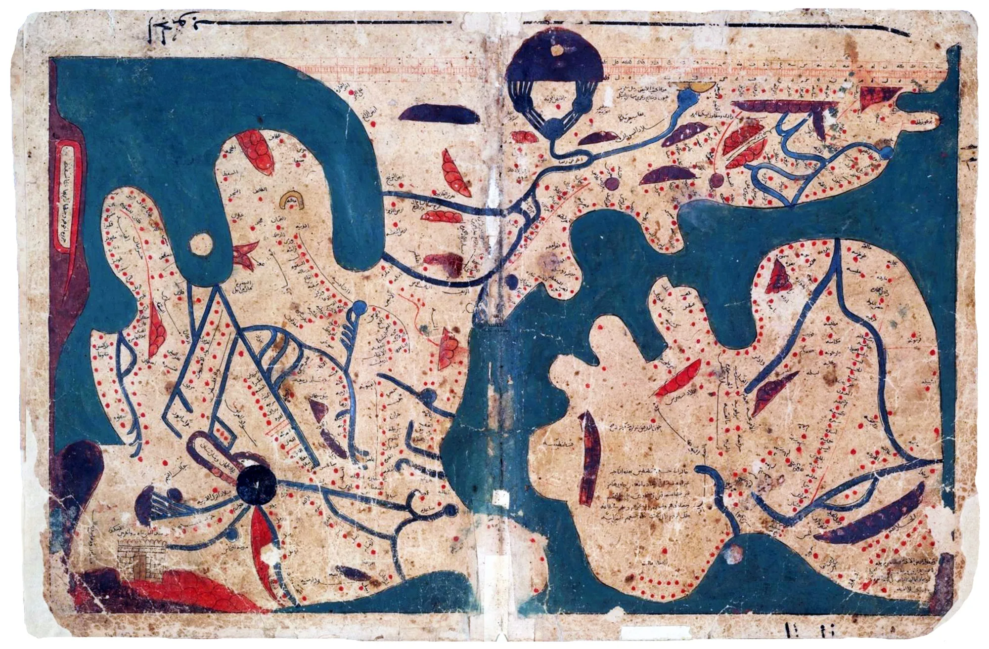 The world from which hawala emerged: a&nbsp;map from medieval Egypt.