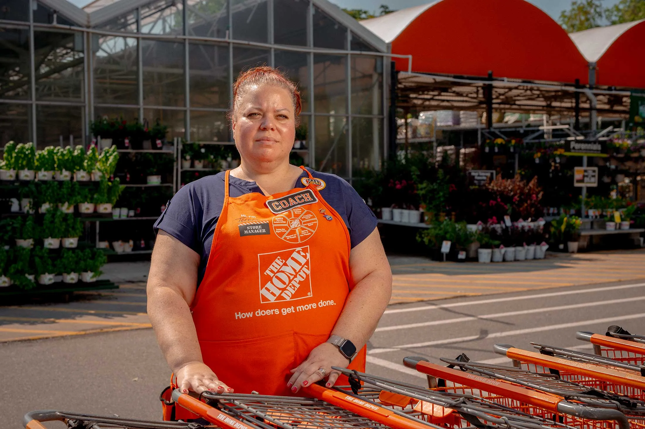 Teresa Peterson-Spoonholtz, manager of Asheville’s Home Depot Store.
