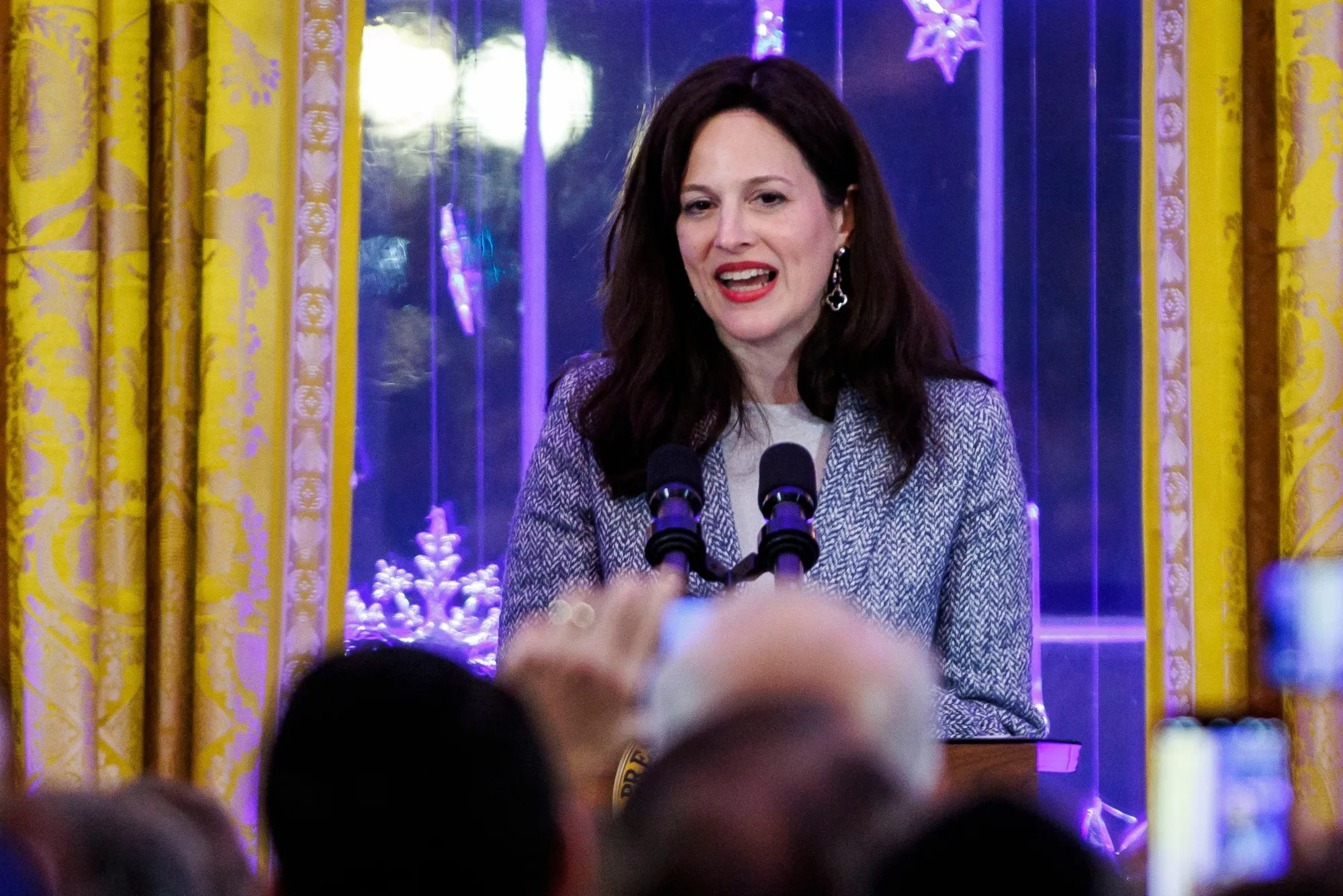 Anne Neuberger, deputy national security advisor for cyber and emerging technologies, at a White House event last month.
&nbsp;