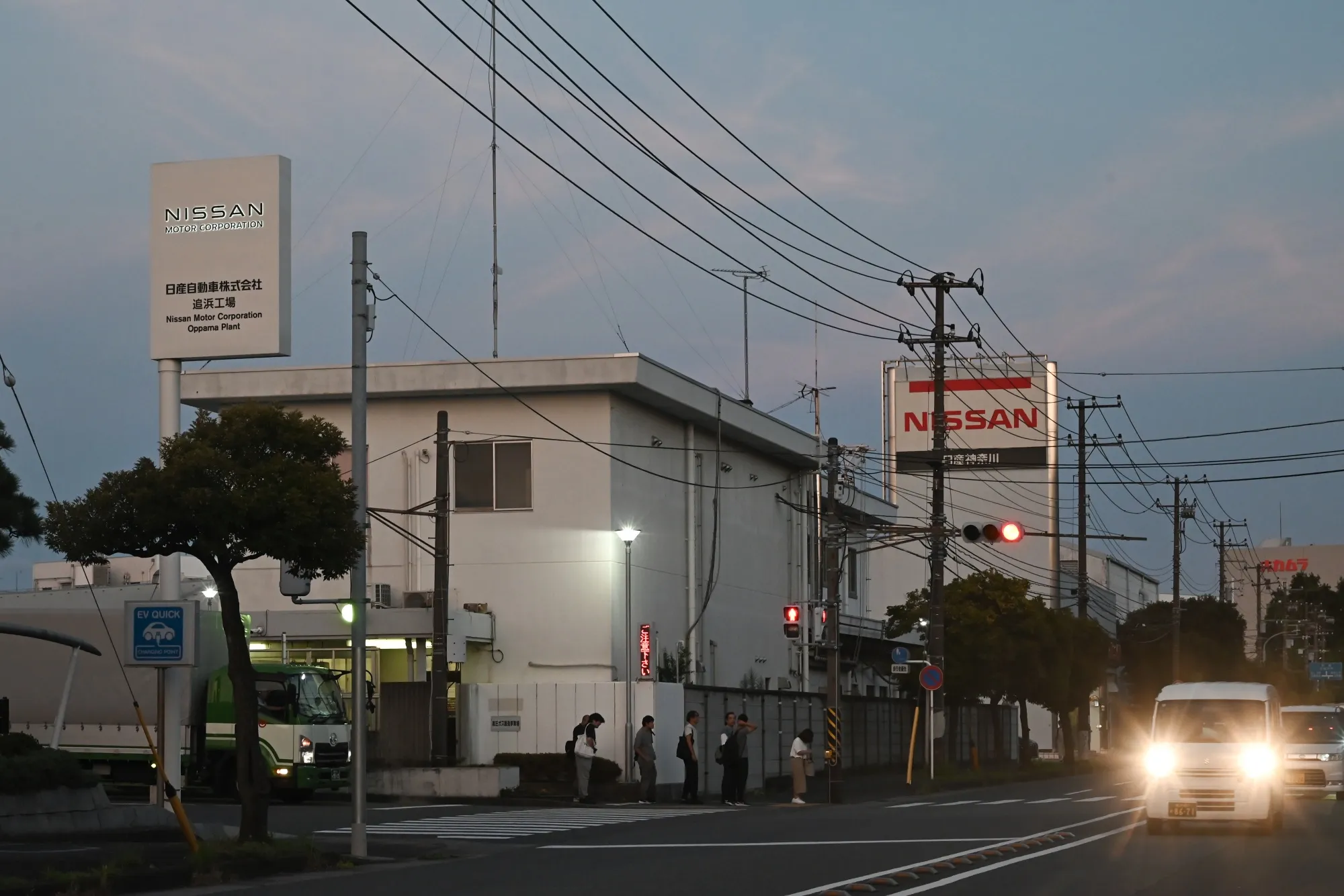 Nissan’s Oppama plant in Yokosuka, Kanagawa Prefecture.