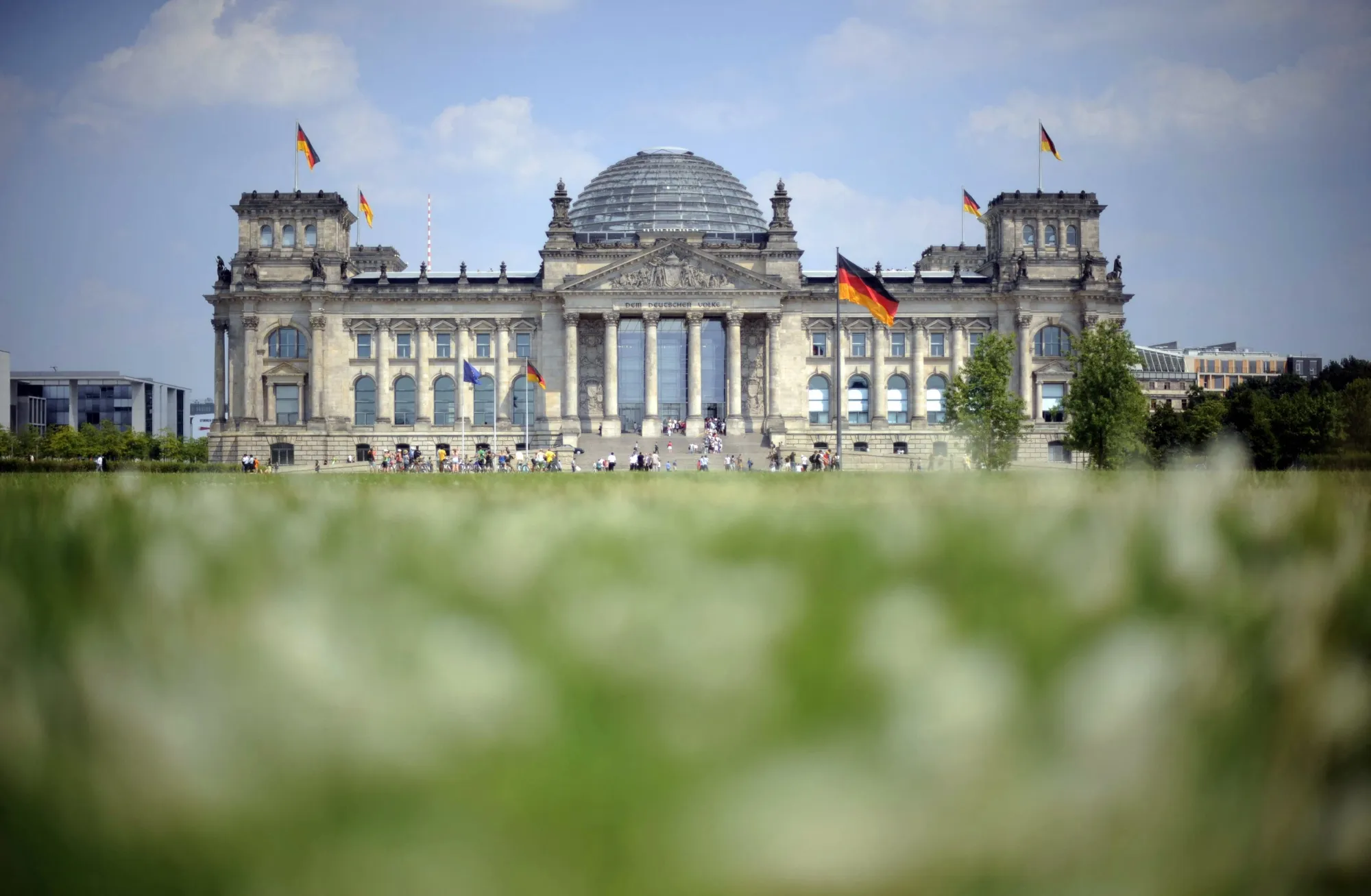 The Reichstag in Berlin.