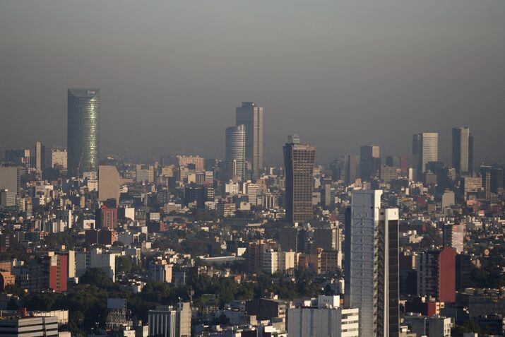 Aerial Views Of Mexico City On A Ride-Along With Public Security's Grupo Condores