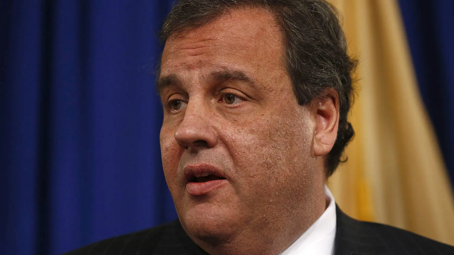 TRENTON, NJ - JANUARY 9: New Jersey Gov. Chris Christie speaks about his knowledge of a traffic study that snarled traffic at the George Washington Bridge during a news conference on January 9, 2014 at the Statehouse in Trenton, New Jersey. According to reports Christie's Deputy Chief of Staff Bridget Anne Kelly is accused of giving a signal to the Port Authority of New York and New Jersey to close lanes on the George Washington Bridge, allegedly as punishment for the Fort Lee, New Jersey mayor not endorsing the Governor during the election.
