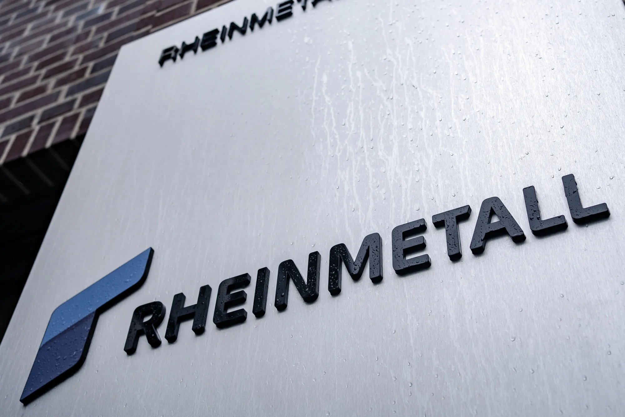 A sign for Rheinmetall AG