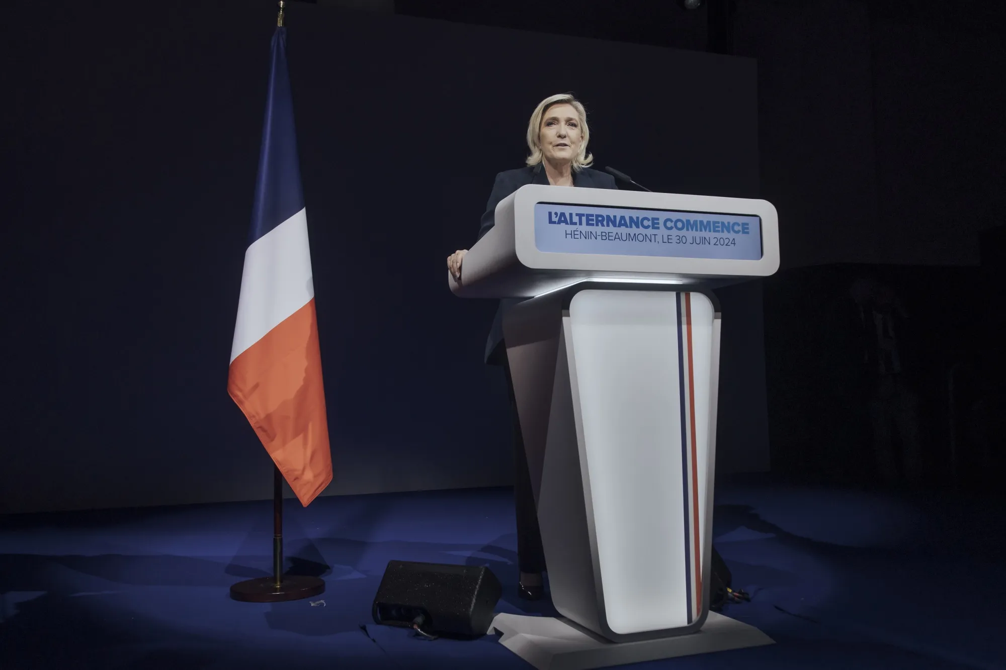 Marine Le Pen on June 30.