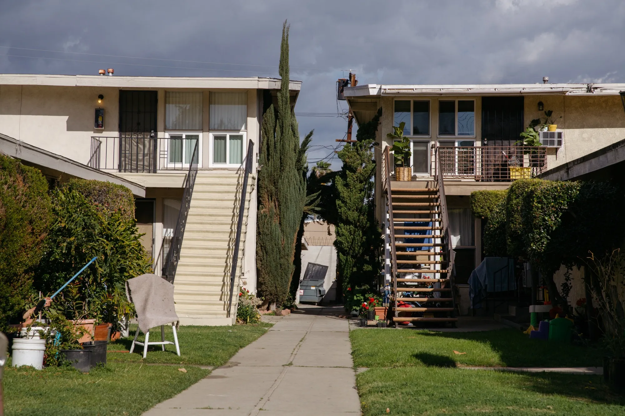 Homes in San Gabriel, California.