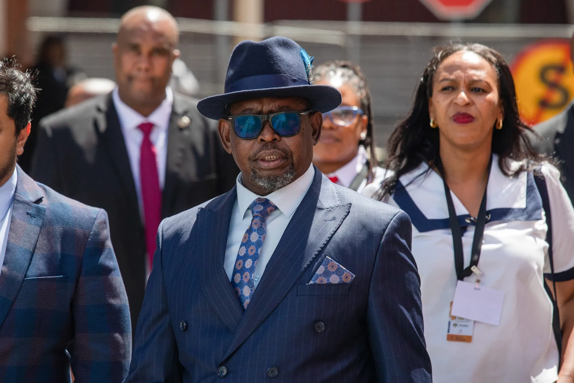 Finance Minister Enoch Godongwana ahead of his budget speech in Cape Town, on Feb. 25.