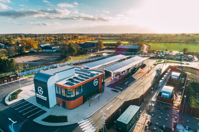 First UK electriconly car charging station opens (BloombergGreen