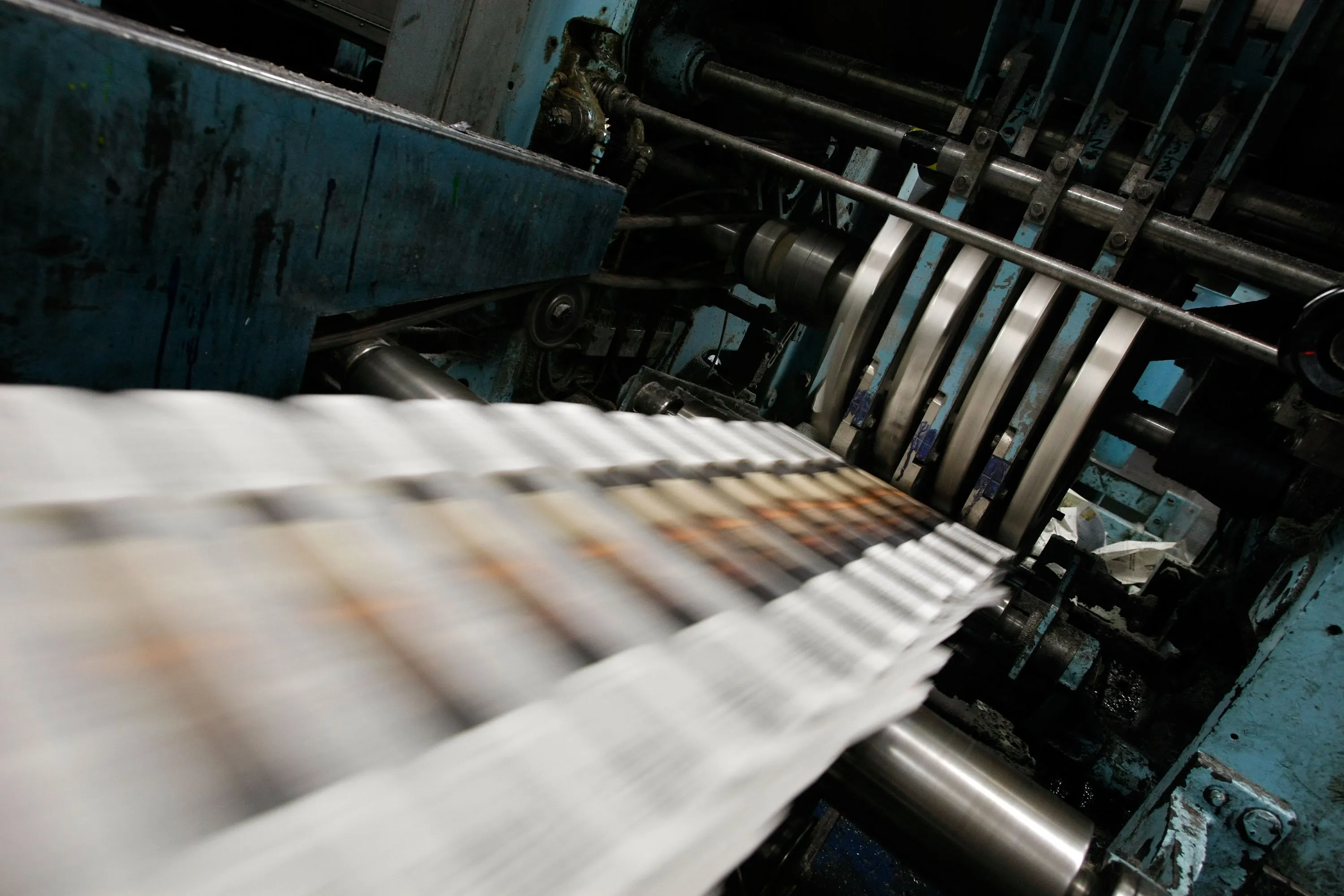 Power of the press.
