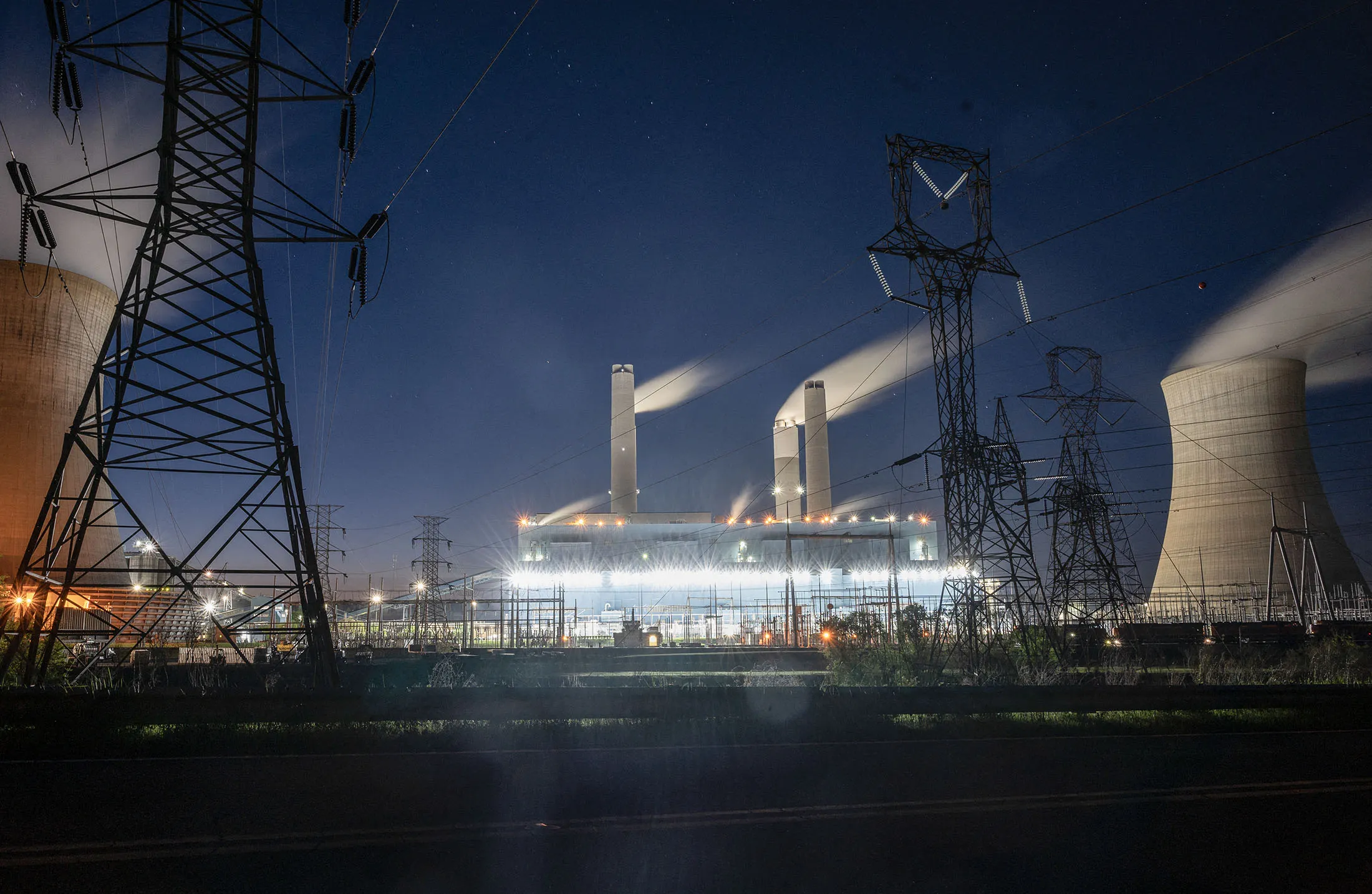Steam rises from a coal plant in Alabama.