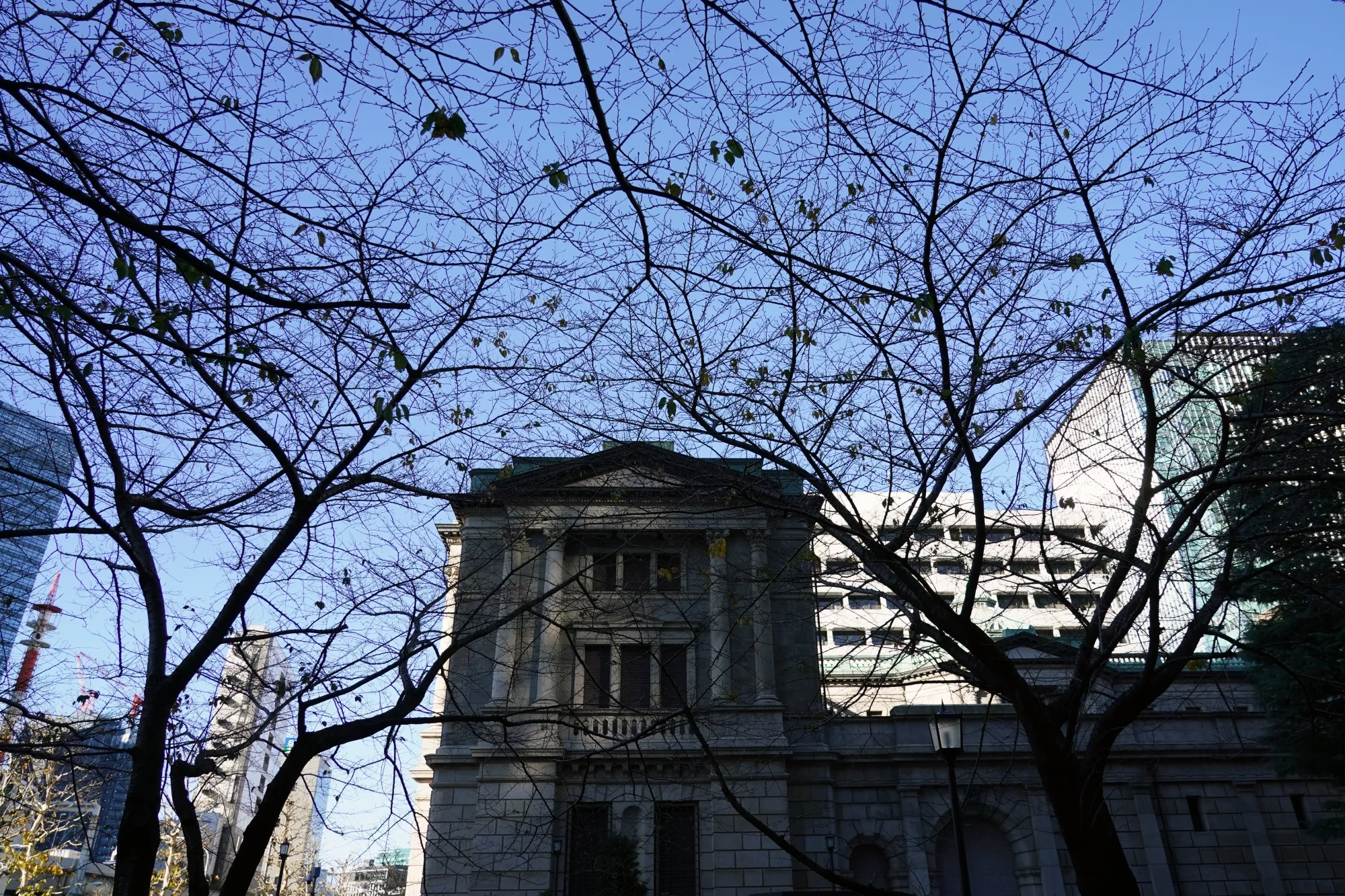 The Bank of Japan (BOJ) headquarters in Tokyo.