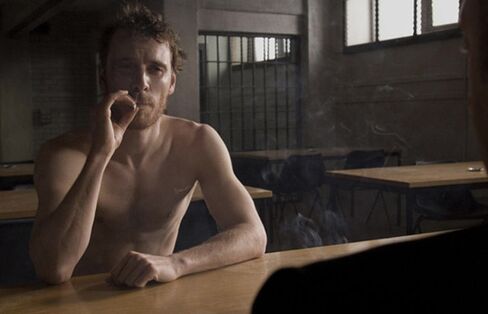 Fassbender as Bobby Sands in "Hunger"