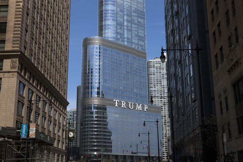 Trump International Hotel &amp; Tower in Chicago.