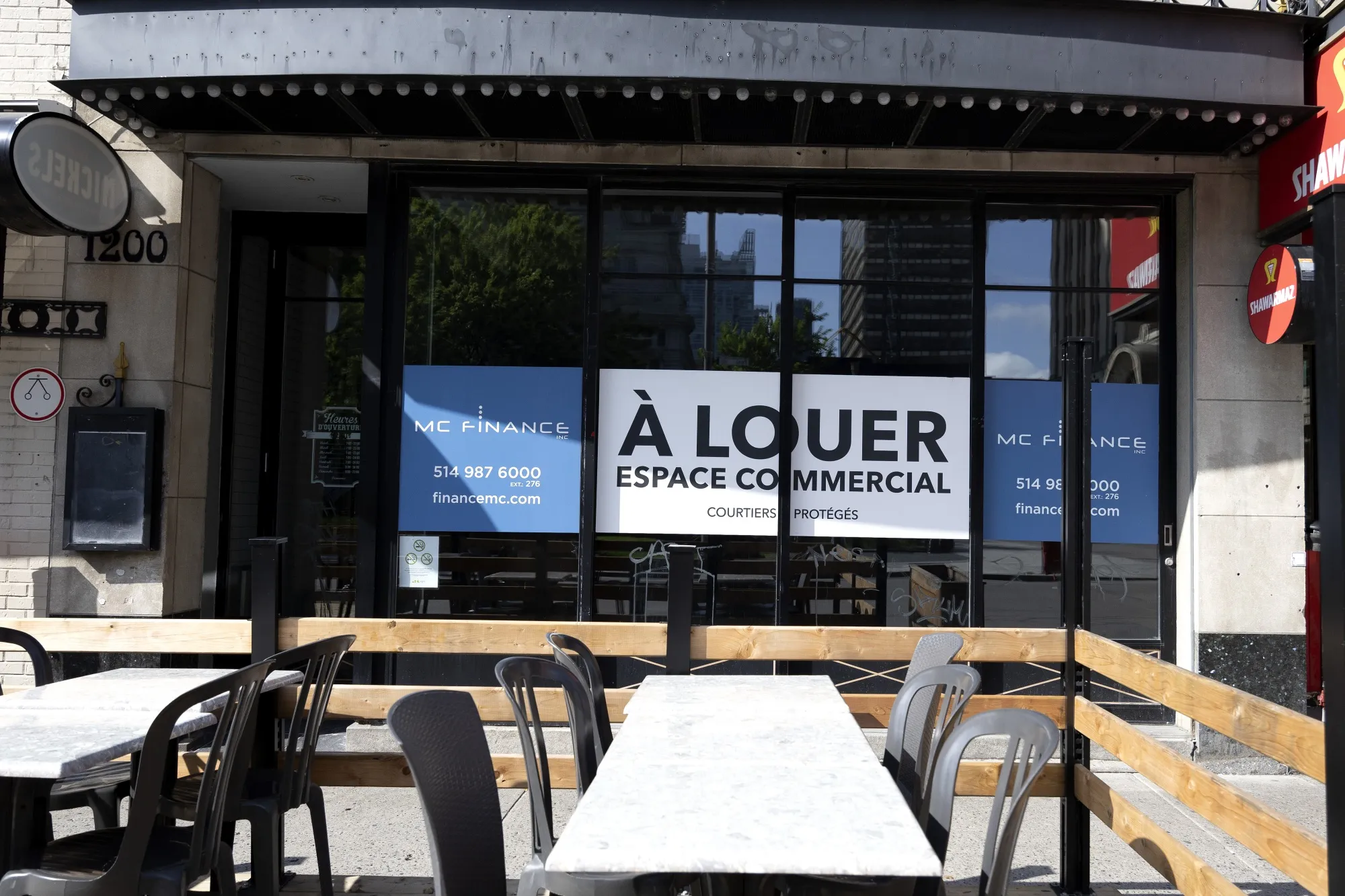 A commercial space for rent&nbsp;in Montreal, Quebec.