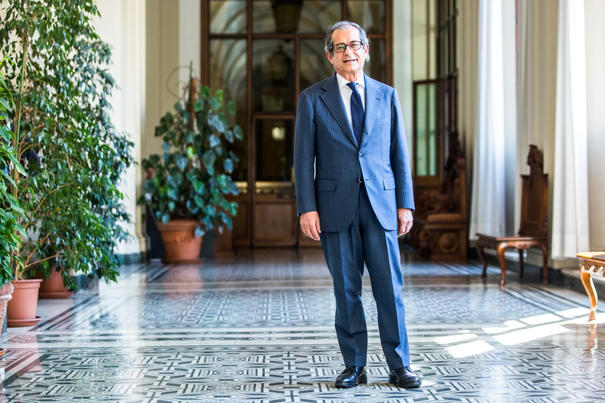 Italian Finance Minister Giovanni Tria.