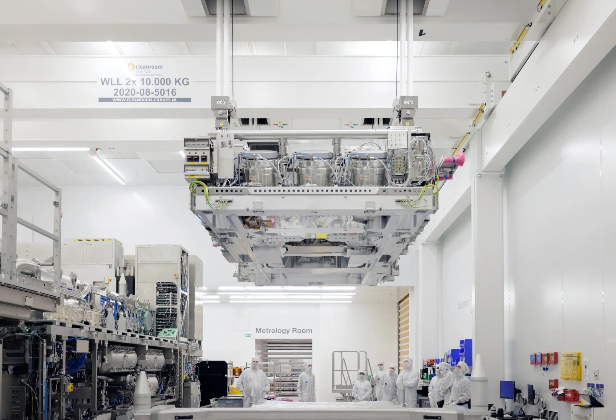 A High NA cleanroom at ASML’s campus in Veldhoven, Netherlands.