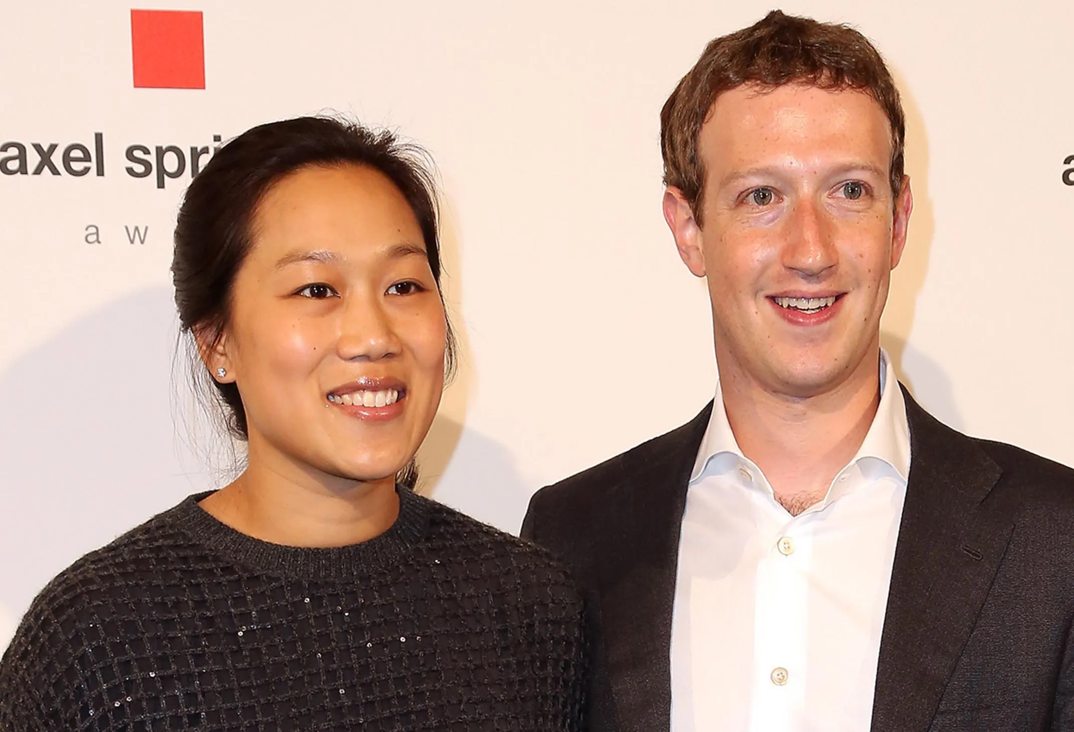 Priscilla Chan and Mark Zuckerberg.
