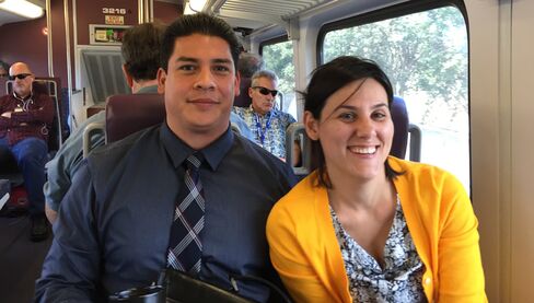 Erica Luna and Jesse Moncayo