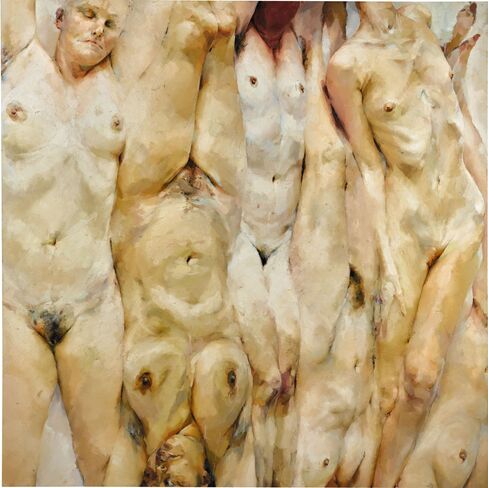 Jenny Saville’s nudes painting.