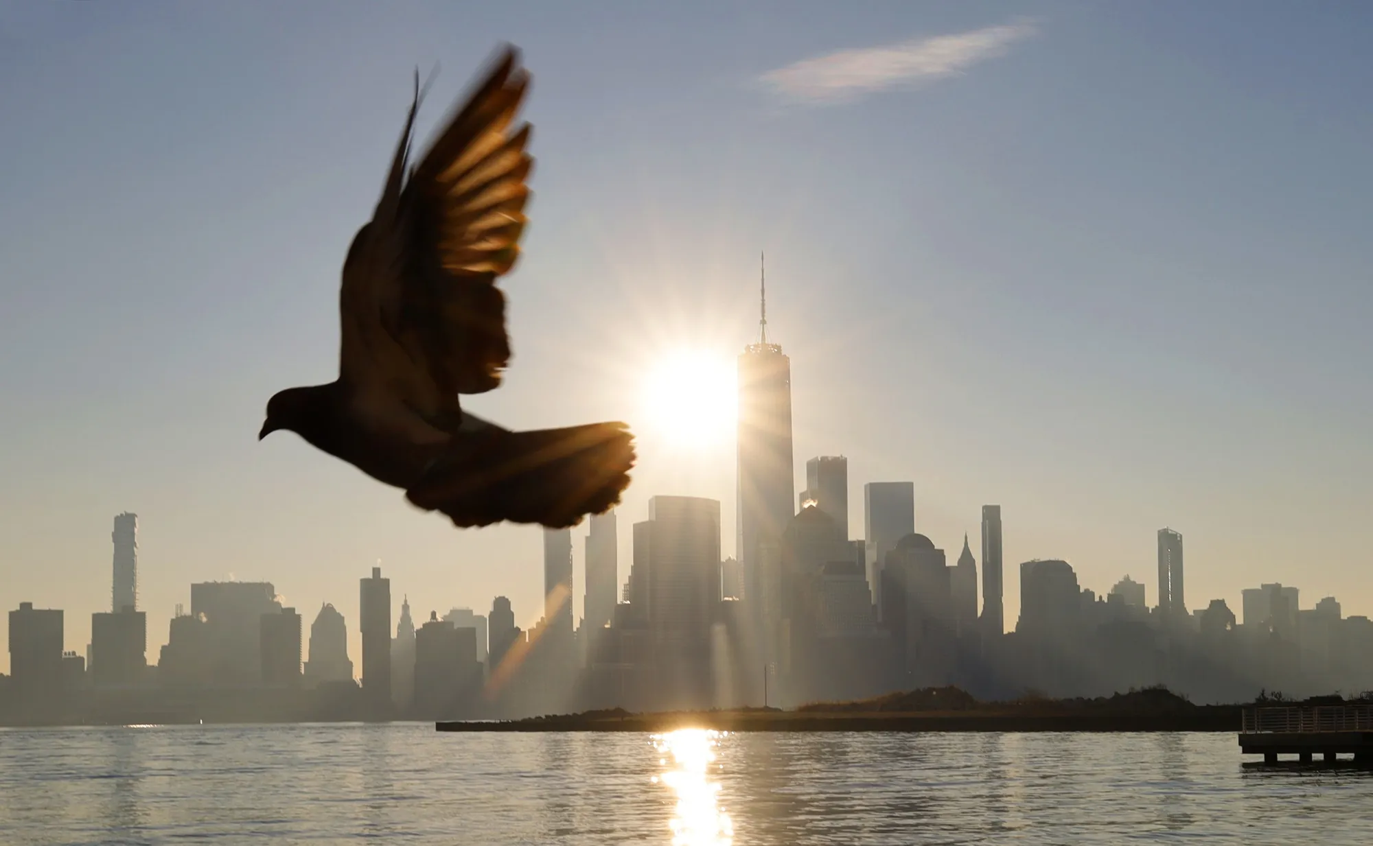 Sunrise in New York City