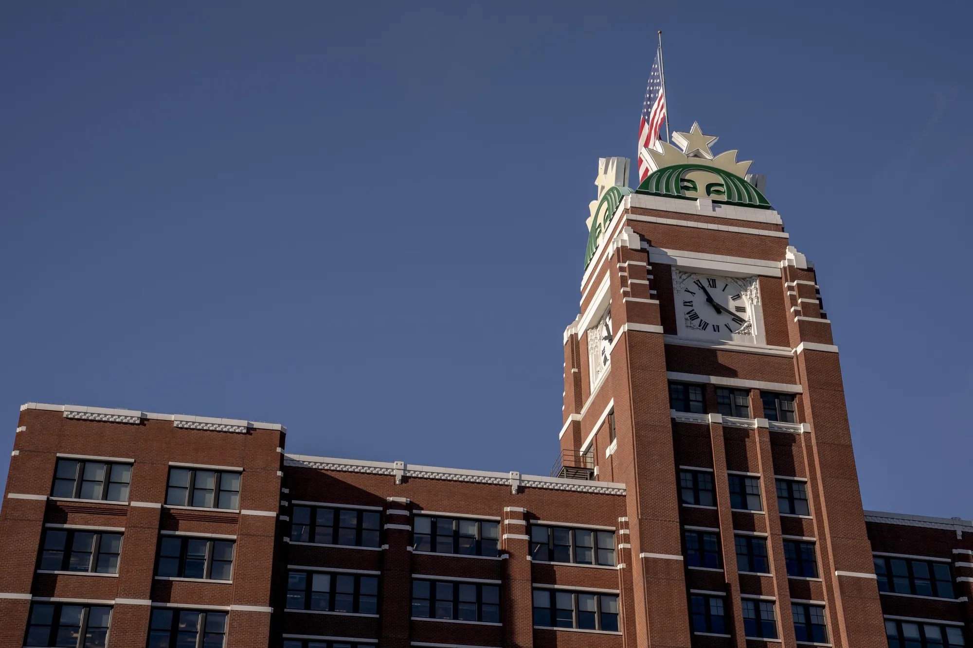 Starbucks headquarters in Seattle.