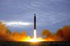 North Korea's official news agency released this photo of the missile launch on Aug. 29.