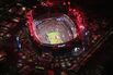 An Aerial View Of Super Bowl XLVIII