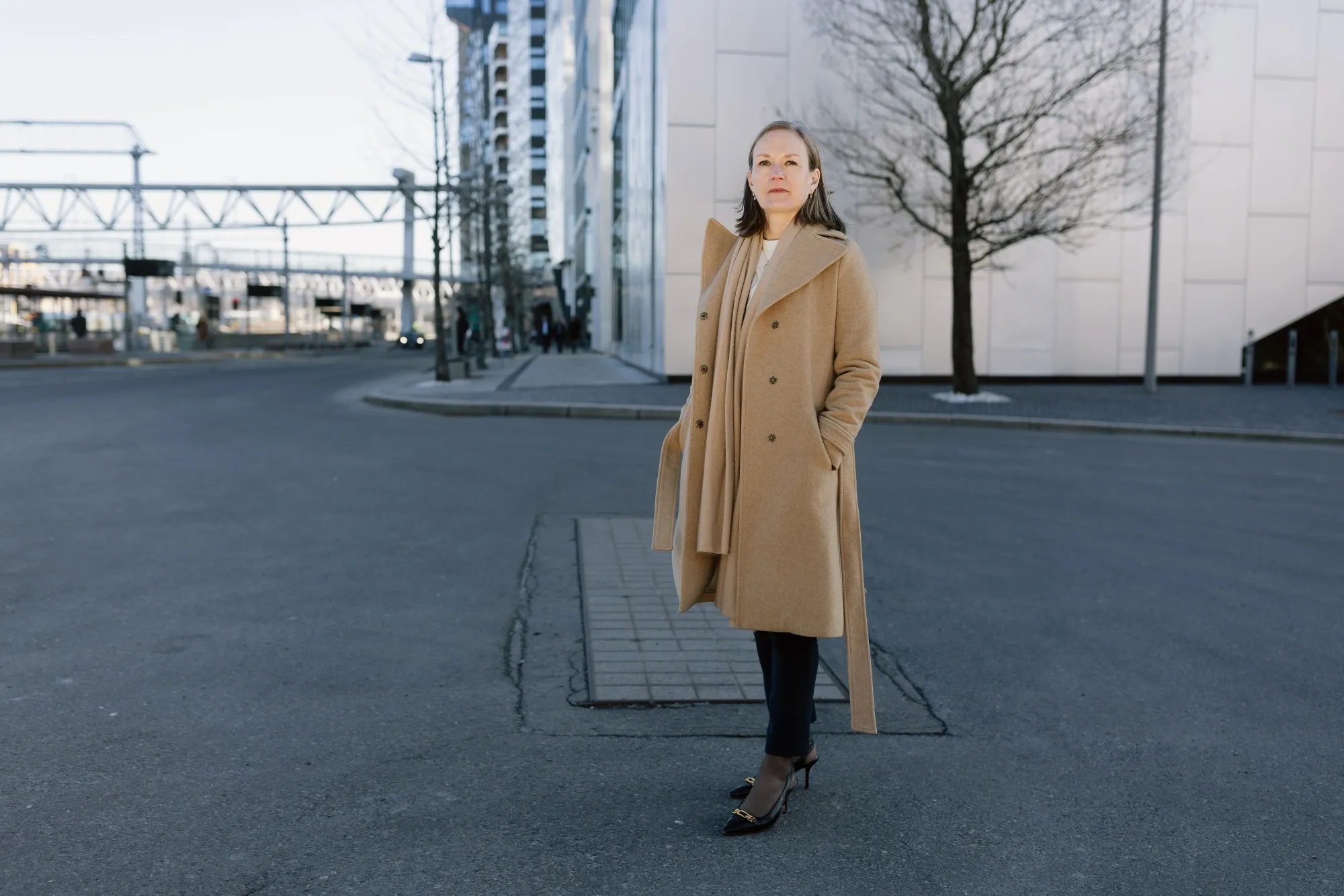 Line Coll, director at Datatilsynet, at her office in the district of Barcode in Oslo, Norway, on Wednesday, March 6, 2024.