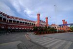 The empty Delhi Junction railway station on March 30.