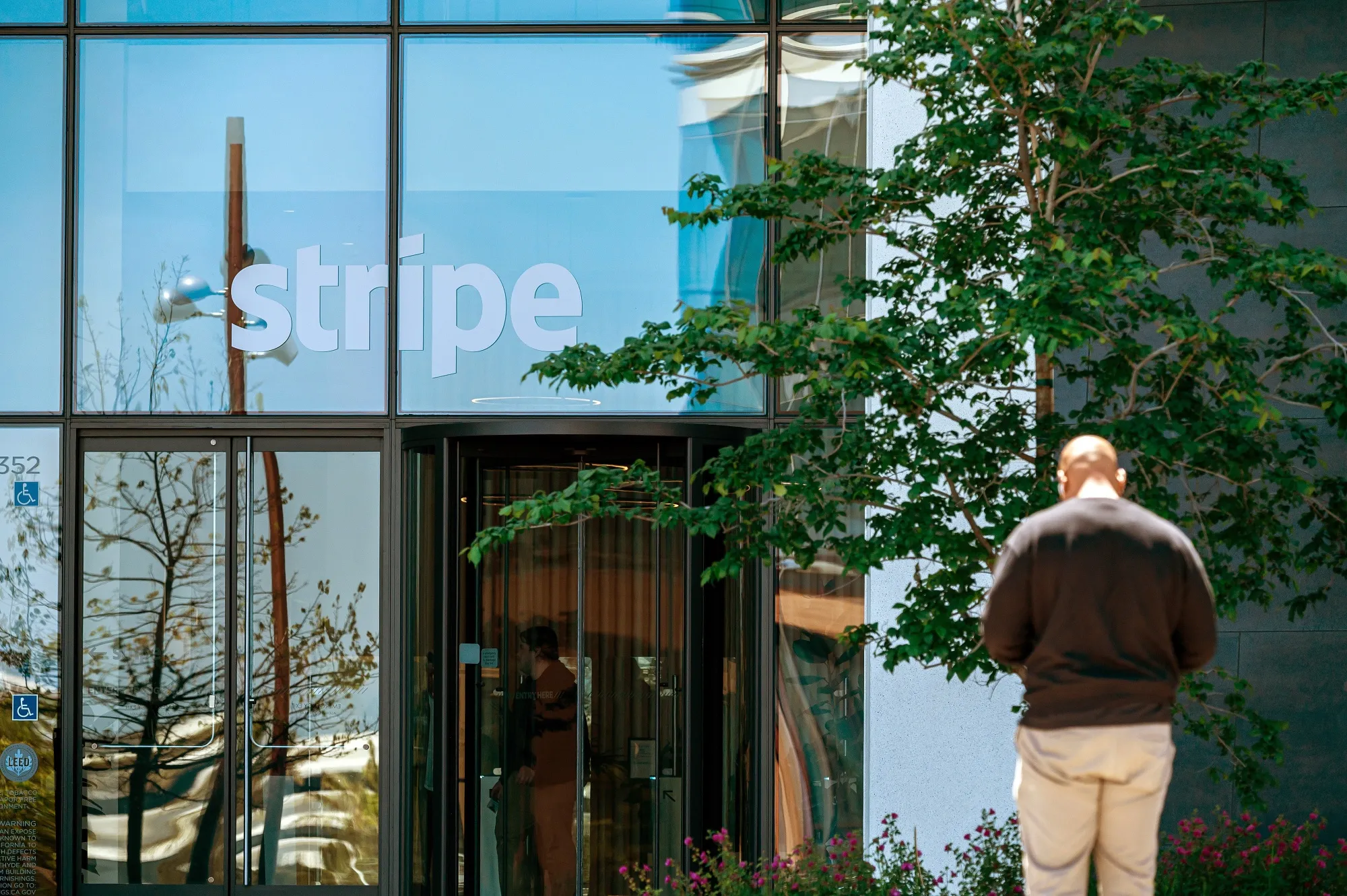 The Stripe Inc. headquarters in South San Francisco, California.