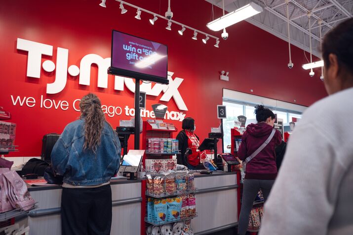 A TJ Maxx store in Chicago.