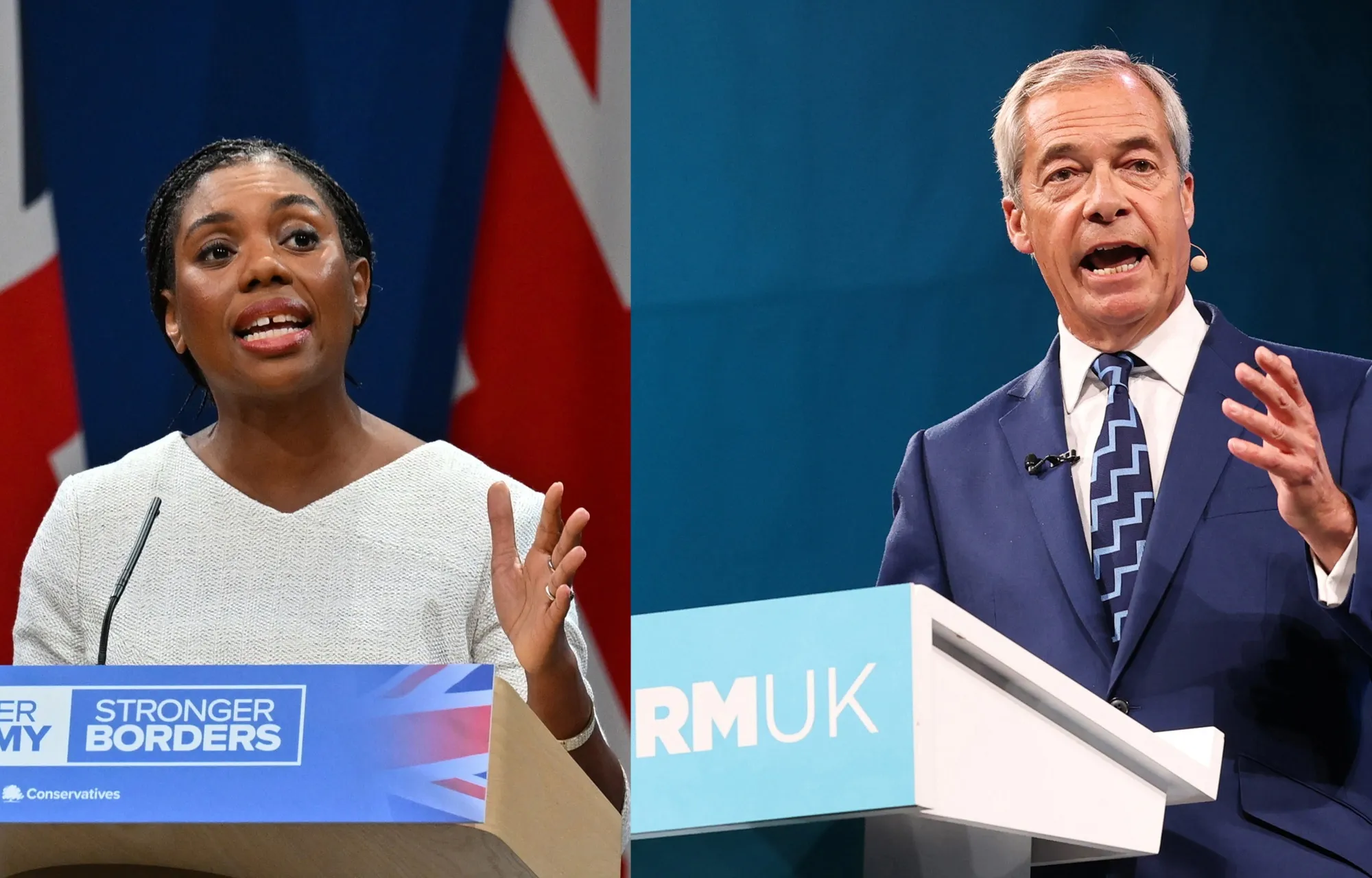 Kemi Badenock, Nigel Farage
