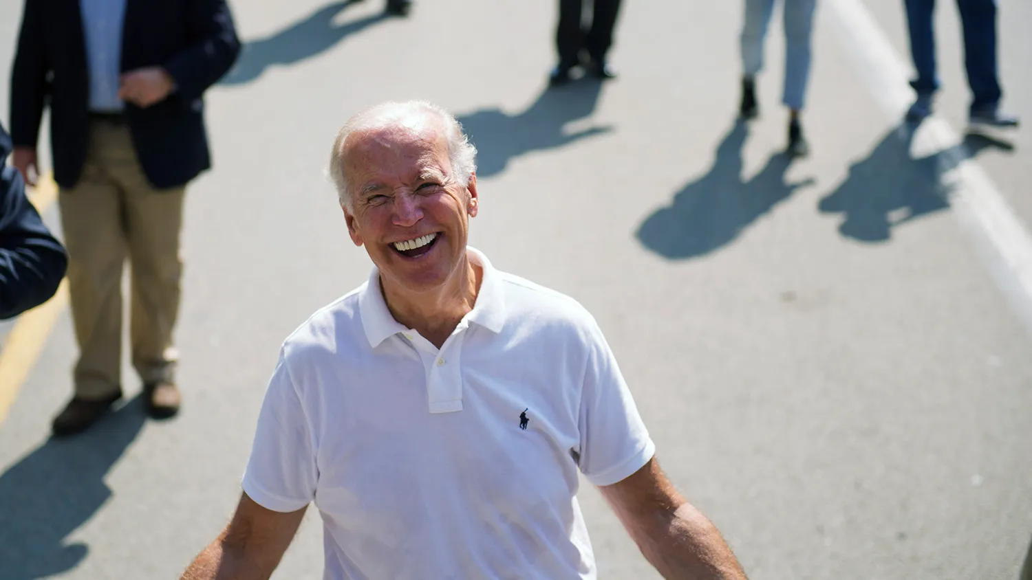 U.S. Vice President Joe Biden walks in the annual Allegheny County Labor Day Parade Monday September 7, 2015 in Pittsburgh, Pennsylvania.
