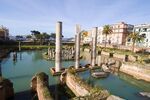Roman Temple in Pozzuoli, Bay of Naples, Italy