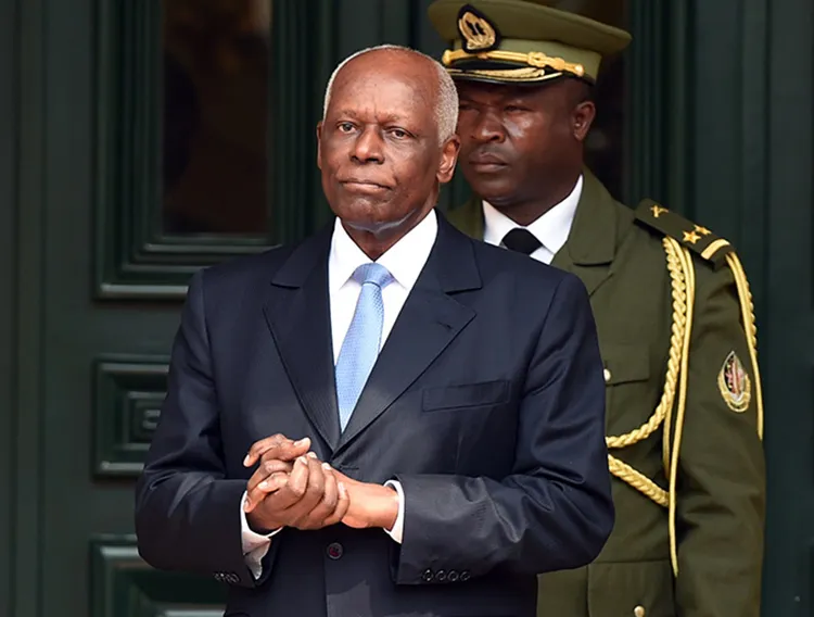 Angola President Jose Eduardo Dos Santos.
