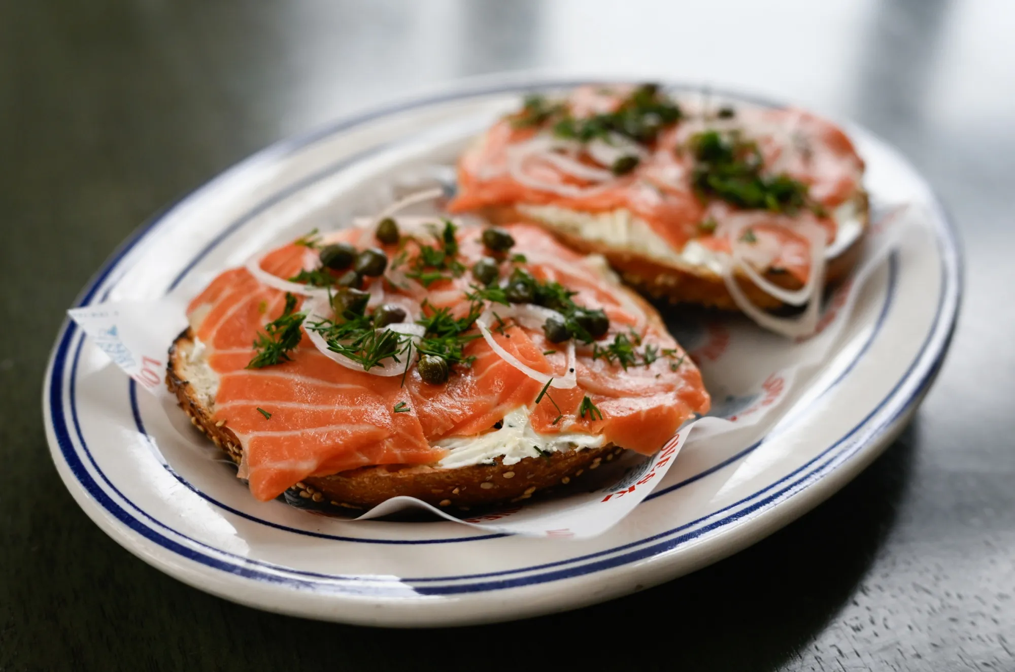 Wildtype’s salmon served on a bagel.
