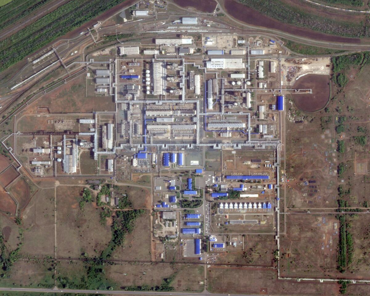 Russian Helium Site Still Intact After Drone Attack, Images Show